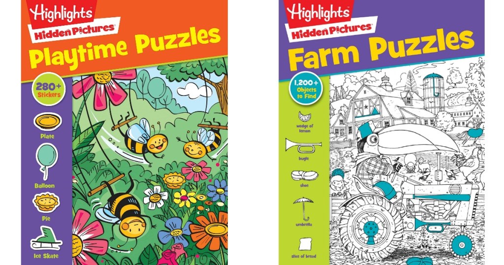 two highlights for kids activity book covers