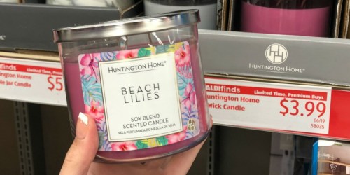 Scented Soy Blend 3-Wick Candles Only $3.99 at ALDI (Better than Bath & Body Works?!)