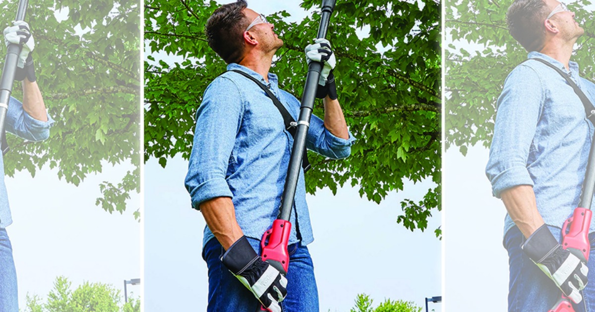 Hyper Tough Cordless Pole Saw Only 45 Shipped Regularly 110