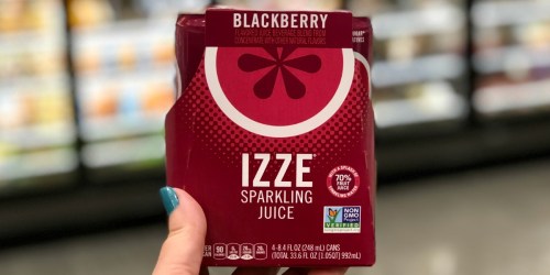 IZZE Sparkling Juice 4-Packs Just $1.63 Each After Target Gift Card + More