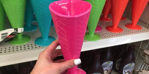 Colorful Waffle Cone Cups Only $1 at Dollar Tree + More
