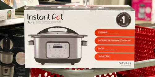 Instant Pot Aura 6-Quart Multi Cooker as Low as $41.97 (Regularly $130) at Target