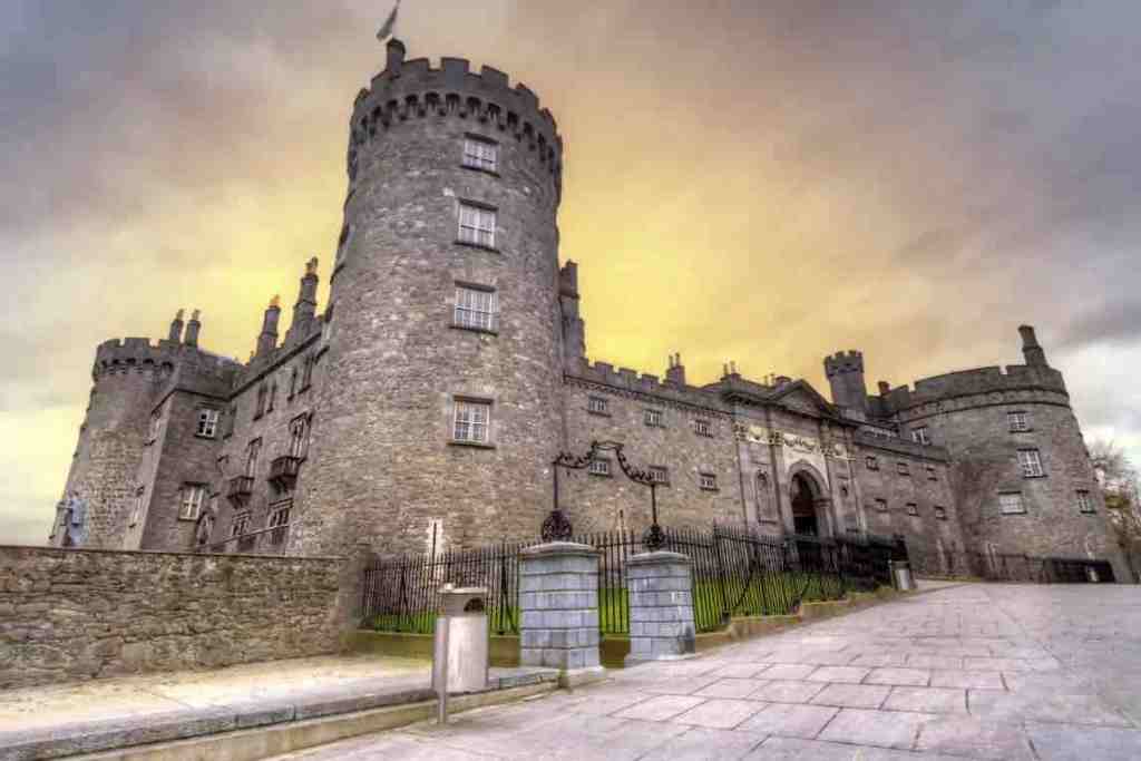 front view of an irish castle