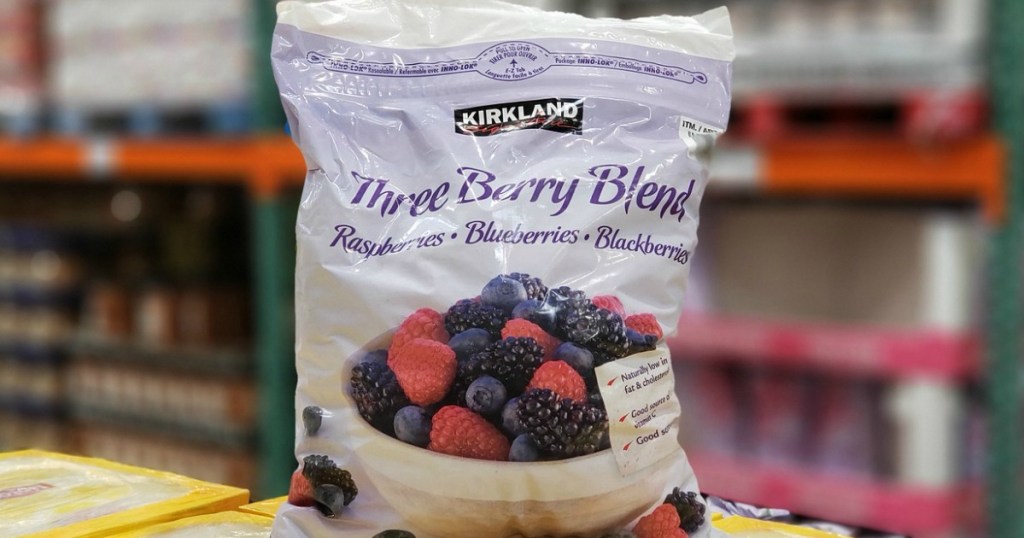 Kirkland's Three Berry Blend frozen berries