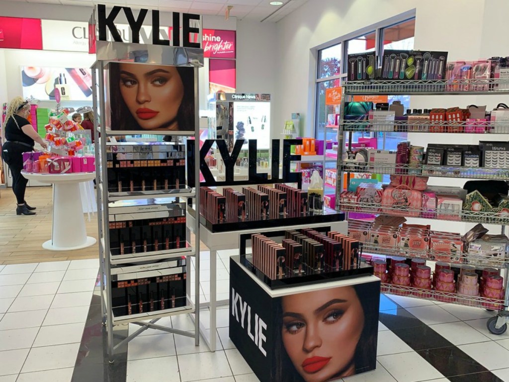 Kylie cosmetics in the store at Ulta