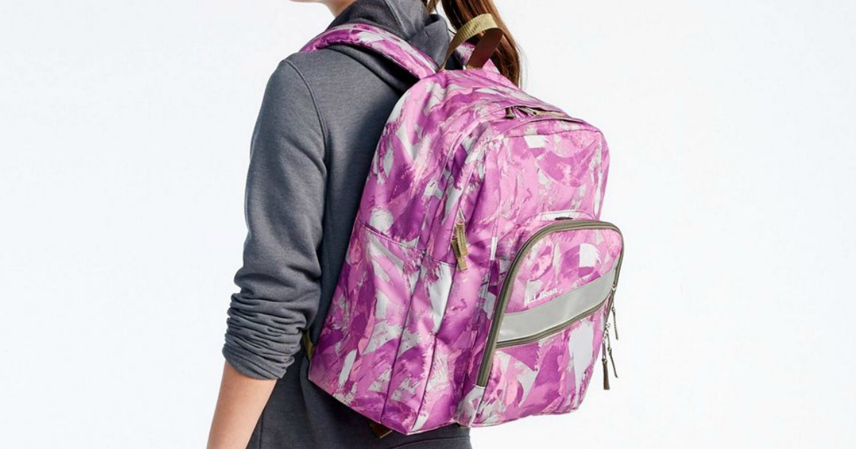 ll bean purple backpack