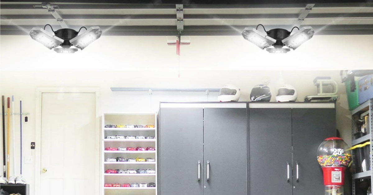 Led Adjustable Garage Ceiling Light Only 26 90 Shipped At