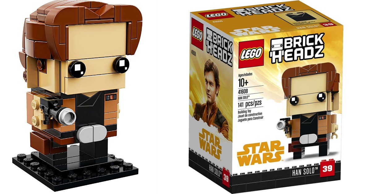 Han Solo LEGO Brickheadz figure and box