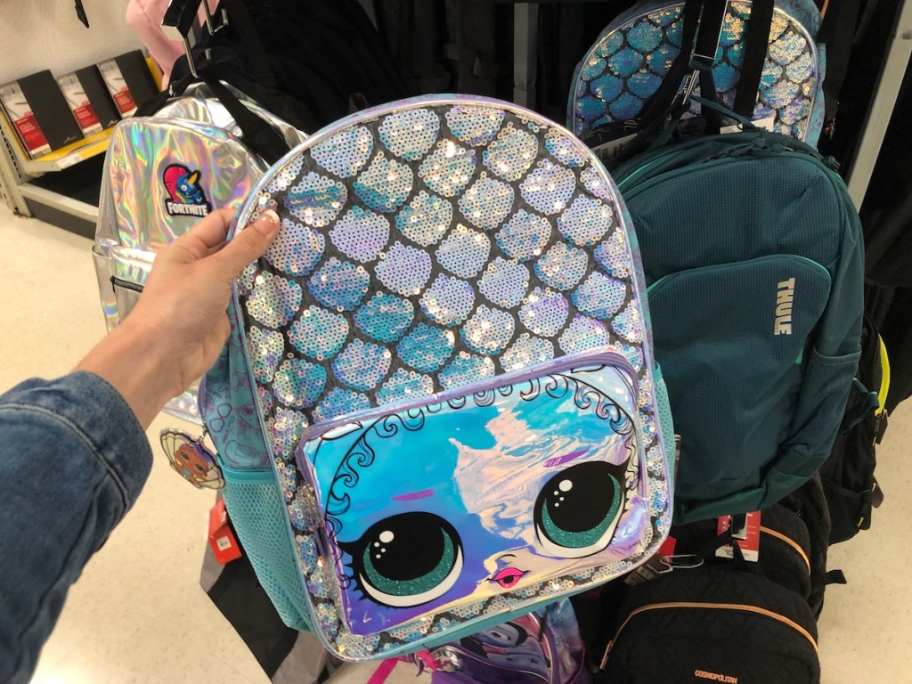 LOL Surprise sequin backpack