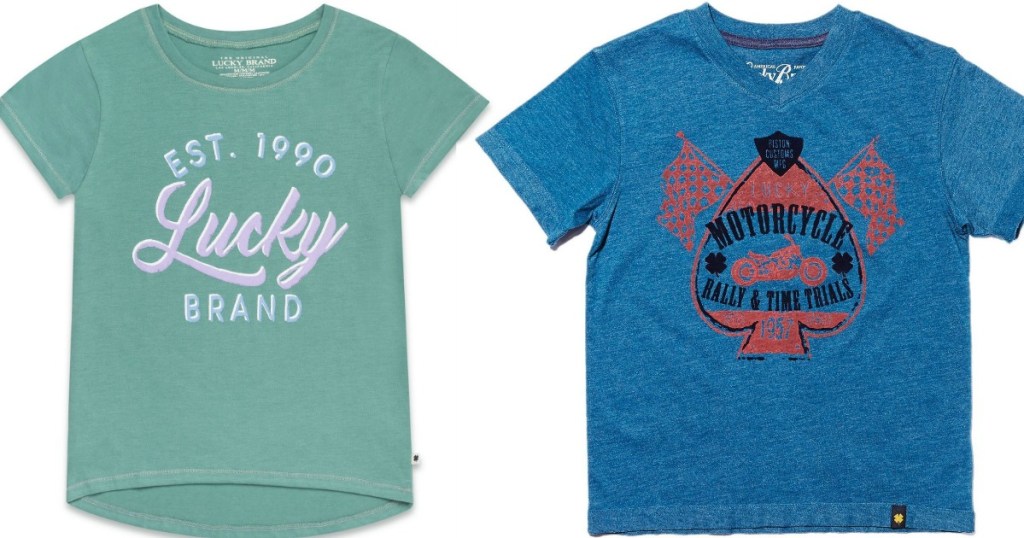 Lucky Brand girls and boys t-shirt