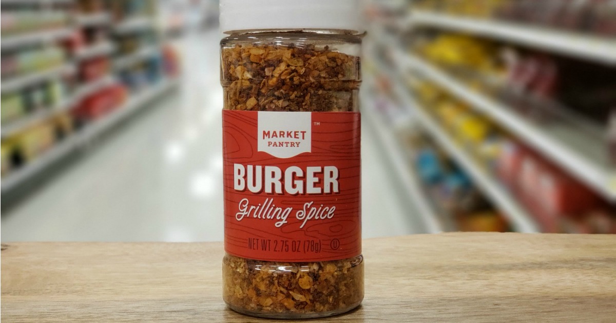market pantry spice displayed on shelf