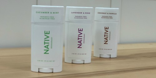 3-Pack of Native Deodorants Just $25 Shipped on Amazon (Aluminum & Paraben Free)