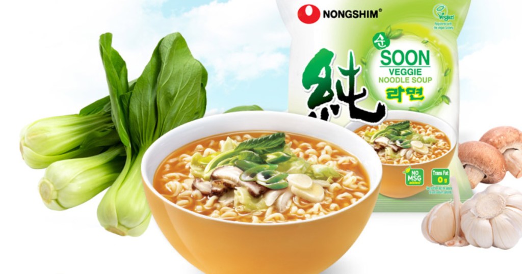 Nongshim veggie noodle soup