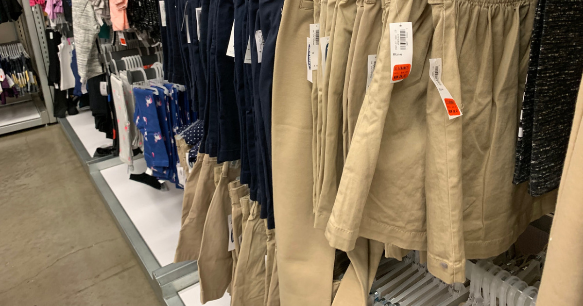 Old navy girls hot sale uniform shorts