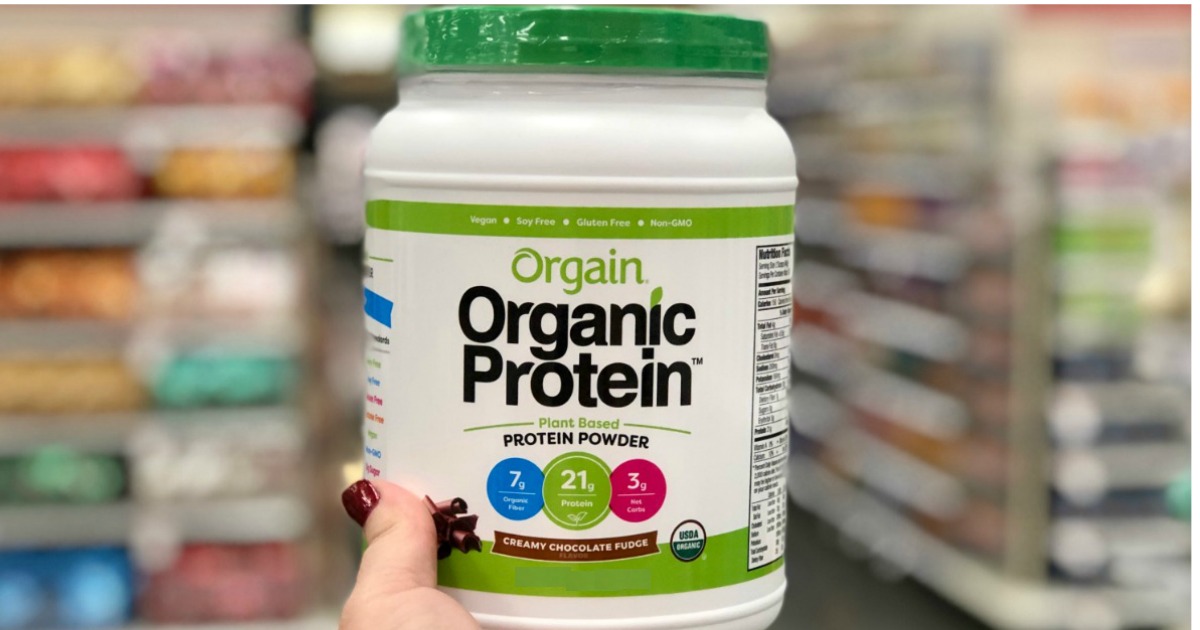 Amazon Orgain Organic Plant Based Protein Powder 2Pounds Only 13.43