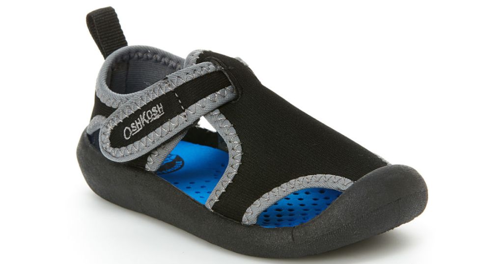 oshkosh boys black and blue aquatic shoe zulily