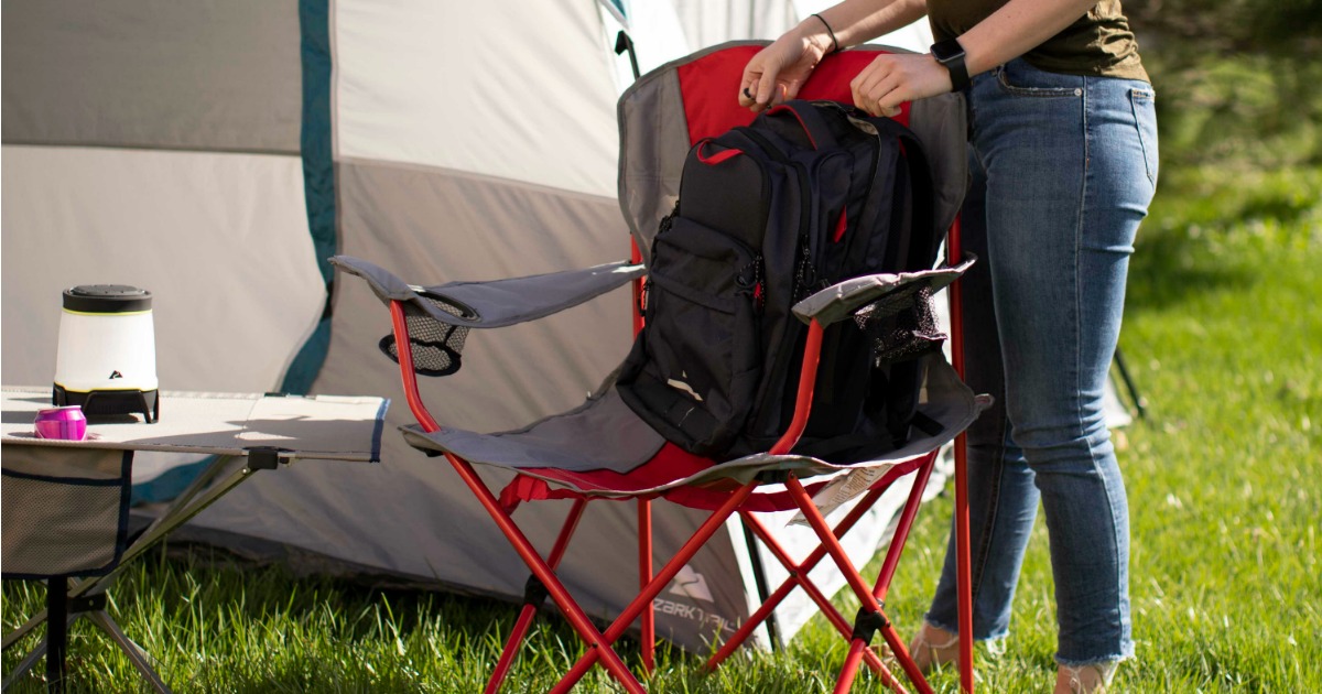 ozark trail quad folding camp chair 2 pack