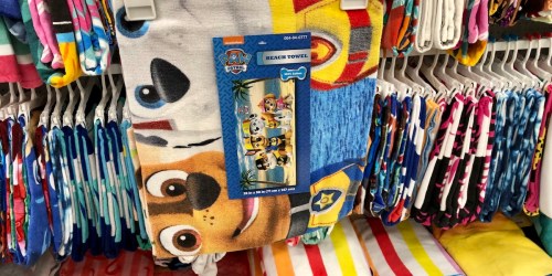 Kid’s Character Beach Towels Just $7.99 at Target | Disney, Marvel, Bluey & More!