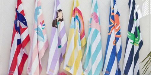 Pottery Barn Kids Beach Towels as Low as $3.99 Shipped (Regularly $20+)