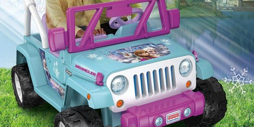 Power Wheels Disney Frozen Jeep Ride-On Toy Just $179 Shipped (Regularly $300)
