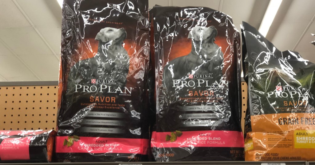 purina pro plan dog food bags