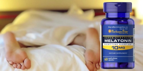 Amazon: Puritan’s Pride Melatonin 60-Count Only $2.62 Shipped