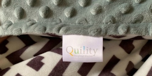 Cotton & Minky Weighted Blankets as Low as $59.70 Shipped on Amazon (Awesome Reviews)