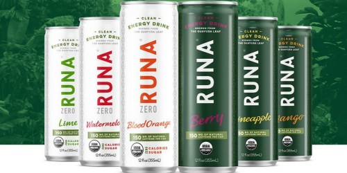 FREE Runa Clean Energy Drink for Kroger & Affiliate Shoppers