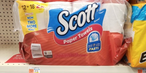 Scott Paper Towels 12 Mega Rolls Only $6.99 Each After CVS Rewards