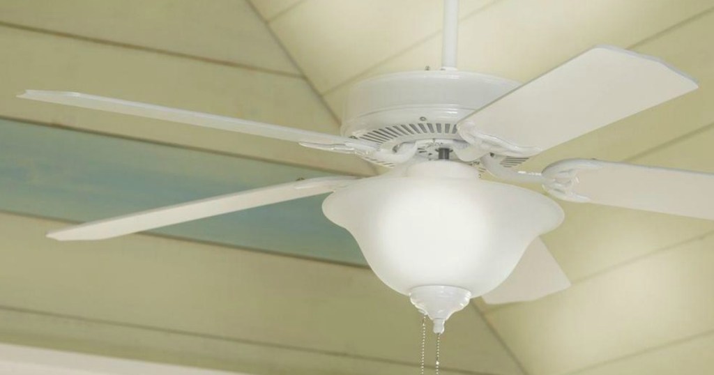 White ceiling fan 