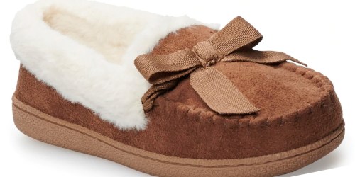 Sonoma Goods for Life Women’s Moccasin Slippers Only $14.39 at Kohl’s