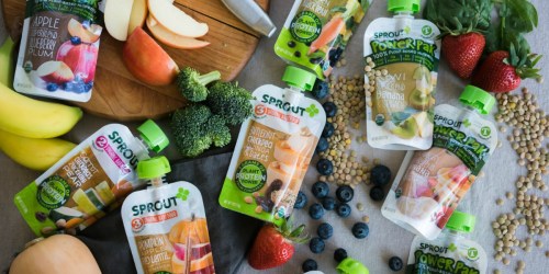 30% Off Sprout Organic Baby Food Pouches + Free Shipping on Amazon