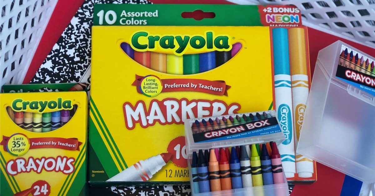 Staples Back to School Deals Starting 6/30 (97¢ Crayola Markers, 25 ...