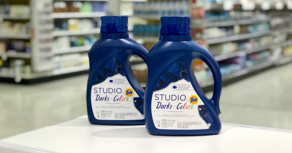 Studio by Tide Detergent Bottles on table at Target