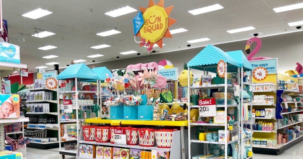 Sun Squad display at Target
