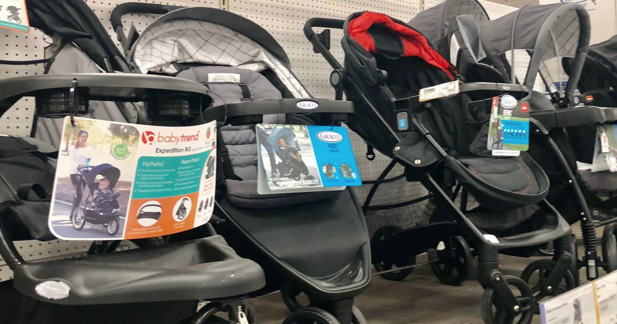 target double strollers in store