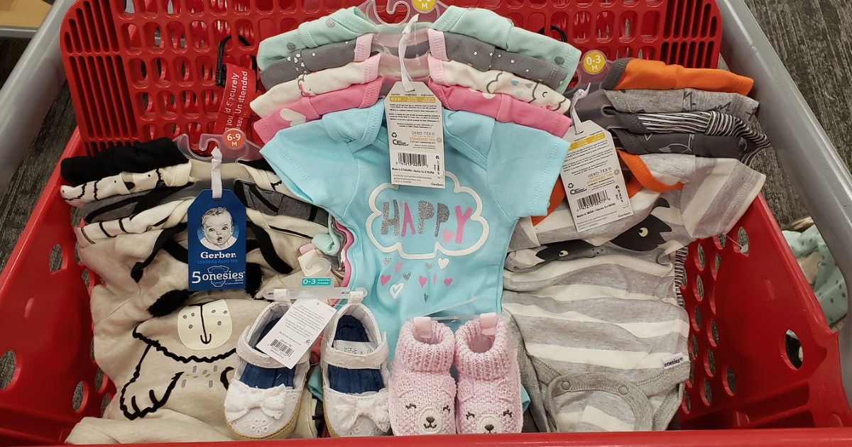 Gerber Baby Bodysuit 5-Packs Only $7.99 At Target + More