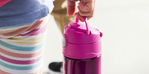 Thermos FUNtainer Bottles w/ Pop-Up Straw as Low as $10 – Stays Cold for 12 Hours