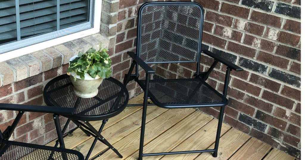 Up To 40 Off Patio Chairs Tables More At Target Com Hip2save - Metal Mesh Folding Patio Chairs
