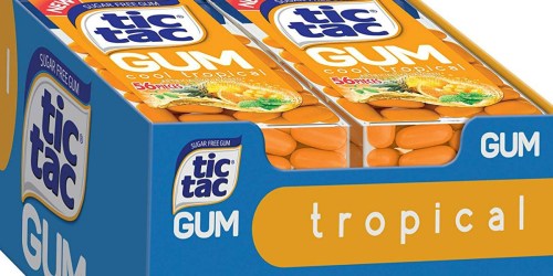 Tic Tac Sugar-Free Chewing Gum 12-Pack Only $6.36 Shipped at Amazon (Just 53¢ Per Pack)