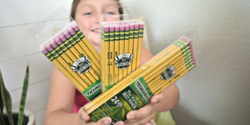 Ticonderoga #2 Pencils 24-Pack Only $3.49 on Amazon