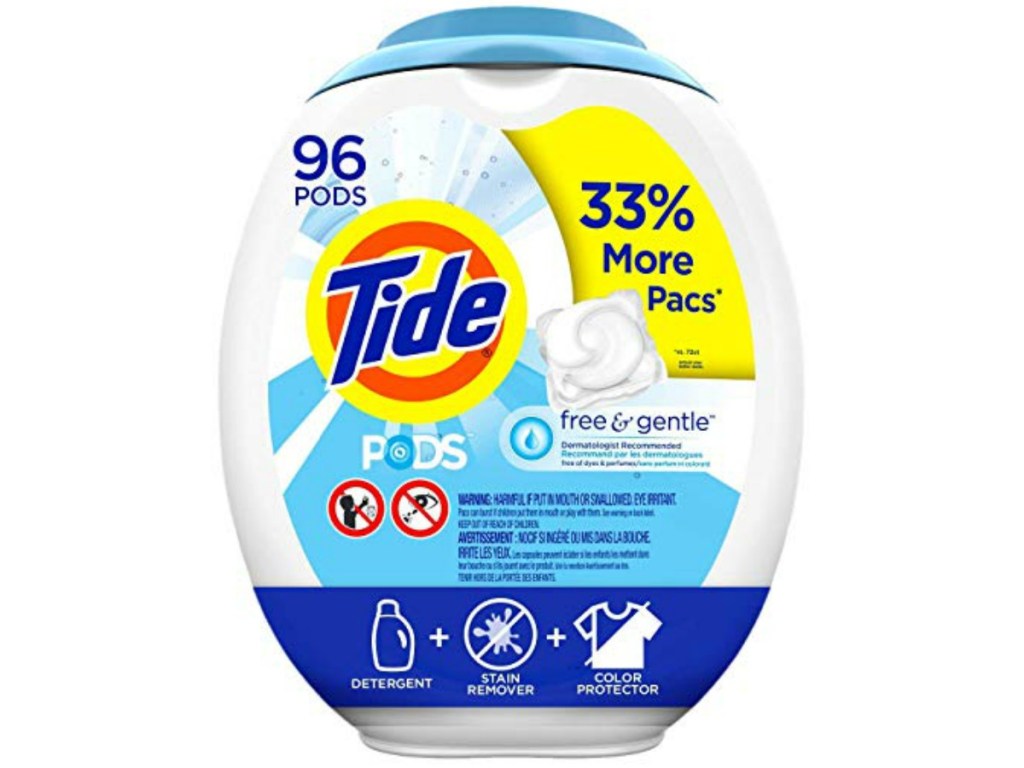 tide pods free and gentle