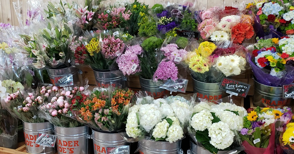 Seasonal Flower Bouquets as Low as $3.99 at Trader Joe's
