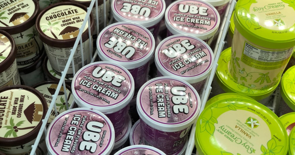 trader joes purple yam ube ice cream