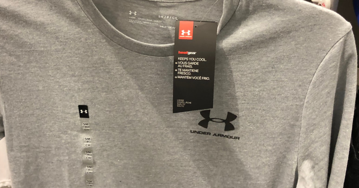 FIVE Under Armour Boys or Girls Shirts 