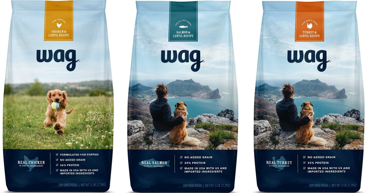 Wag Dog Food 5lb bags