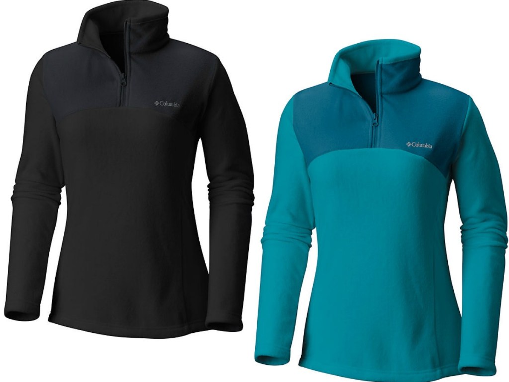 black and blue women's pullovers