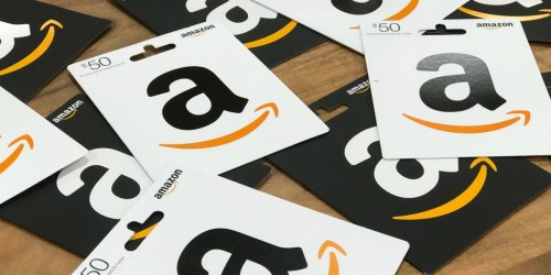 FREE $5 Credit w/ $50 Amazon Gift Card Purchase (Select Users)