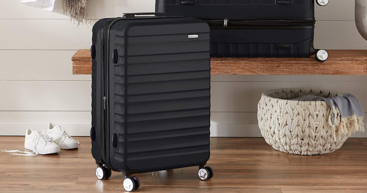 Amazonbasics premium hardside spinner suitcase luggage hot sale