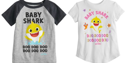 Baby Shark Tees as Low as $5.60 at Kohl’s (Regularly $12) + More Baby Shark Deals